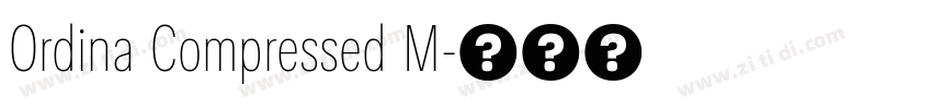 Ordina Compressed M字体转换
